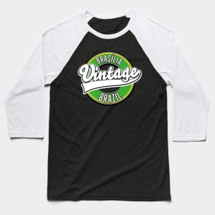 Brasília Brazil vintage logo Baseball T-Shirt